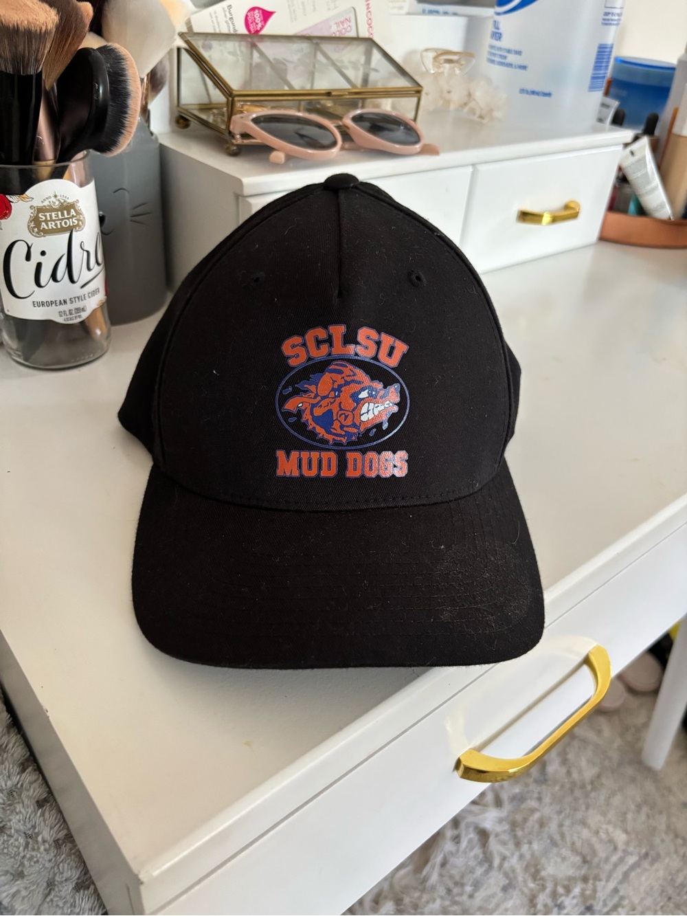 SCLSU Mud Dogs Black Baseball Cap